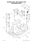 Diagram for 02 - Burner Box, Gas Valves And Switches Parts