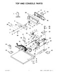 Diagram for 01 - Top And Console Parts