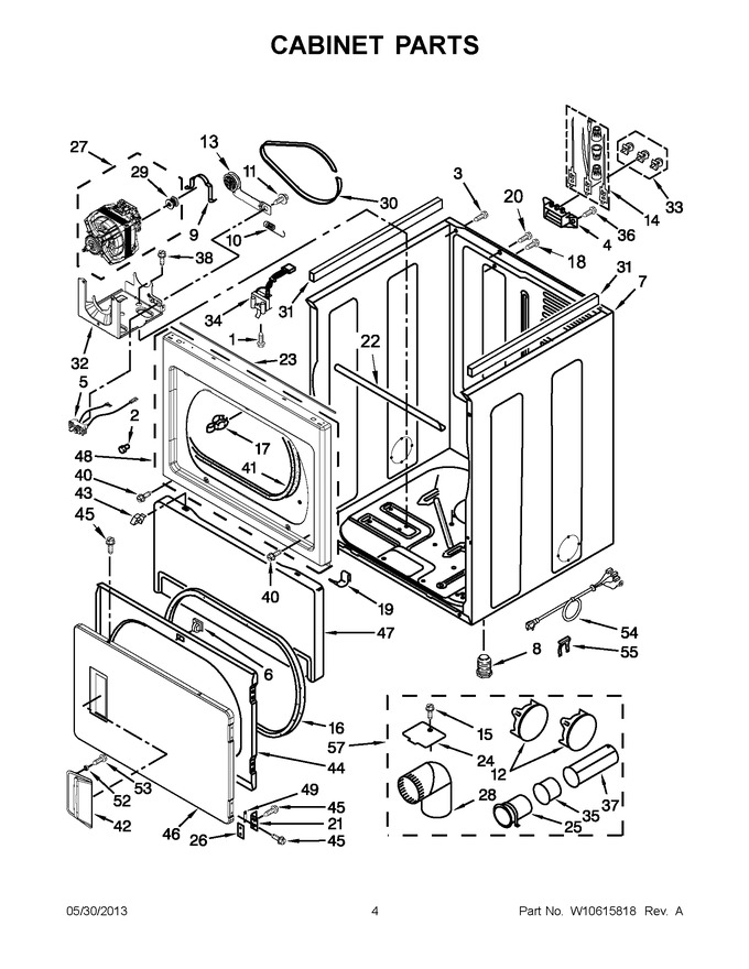 Diagram for YWED5600XW1