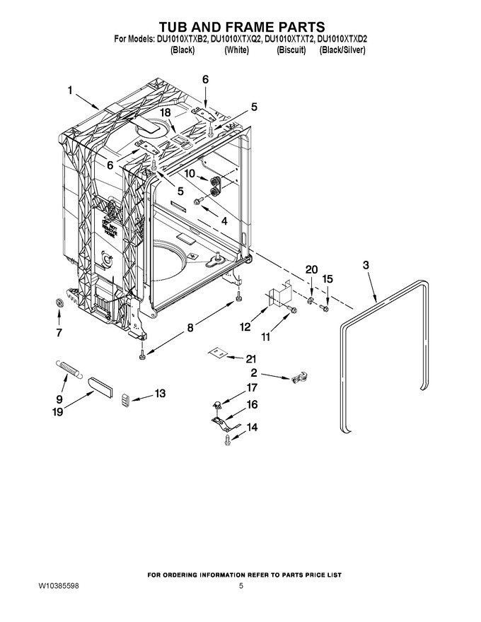 Diagram for DU1010XTXB2