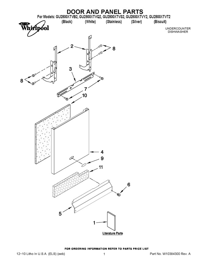 Diagram for GU2800XTVQ2