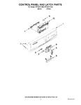Diagram for 02 - Control Panel And Latch Parts