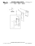 Diagram for 01 - Control Panel Parts