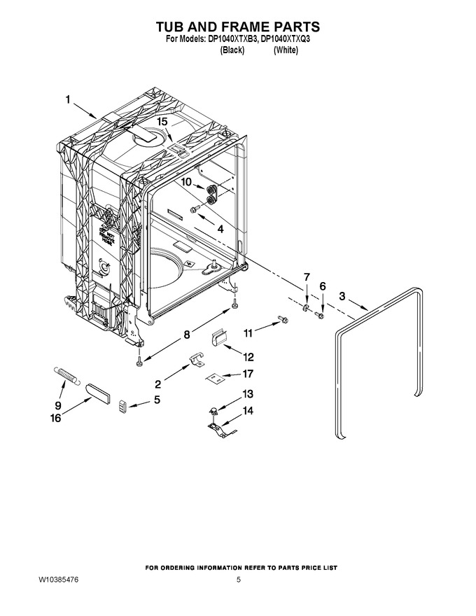 Diagram for DP1040XTXB3