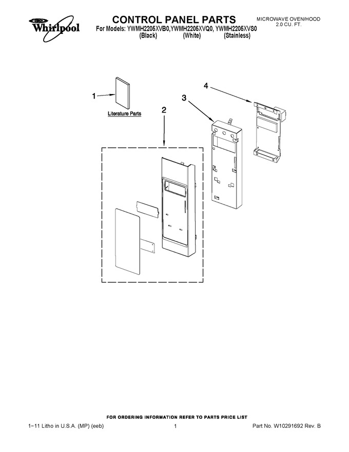 Diagram for YWMH2205XVB0