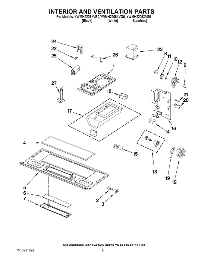 Diagram for YWMH2205XVB0