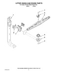 Diagram for 07 - Upper Wash And Rinse Parts