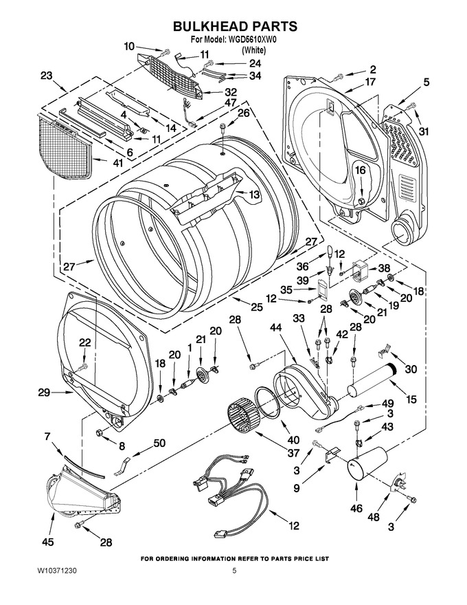 Diagram for WGD5610XW0
