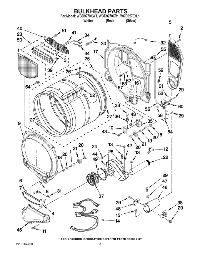 Diagram for WGD9270XW1
