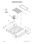 Diagram for 01 - Cooktop Parts