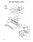Diagram for 01 - Top And Console Parts
