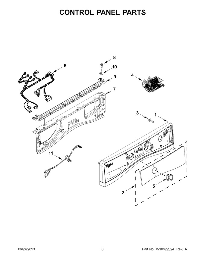 Diagram for WFW8640BW1