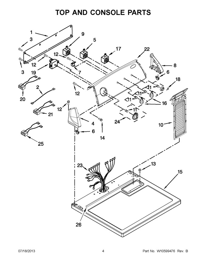 Diagram for 4GWED4900YQ2