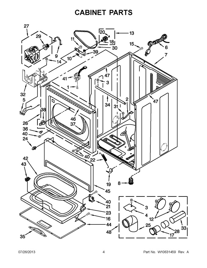 Diagram for WGD5500BW0