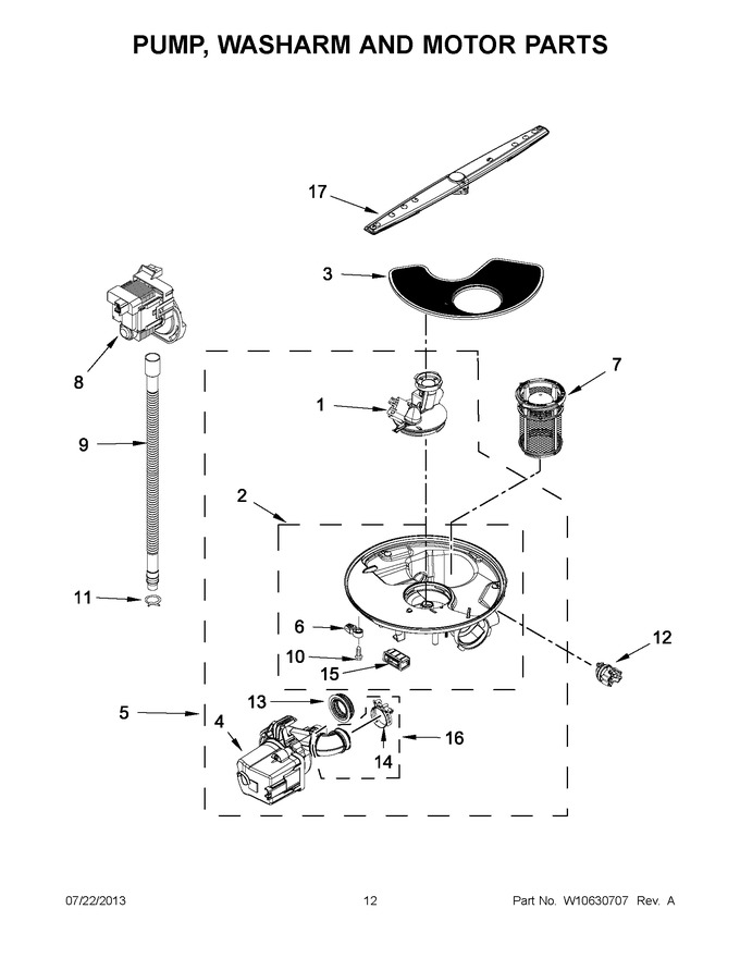 Diagram for IUD3100BW2