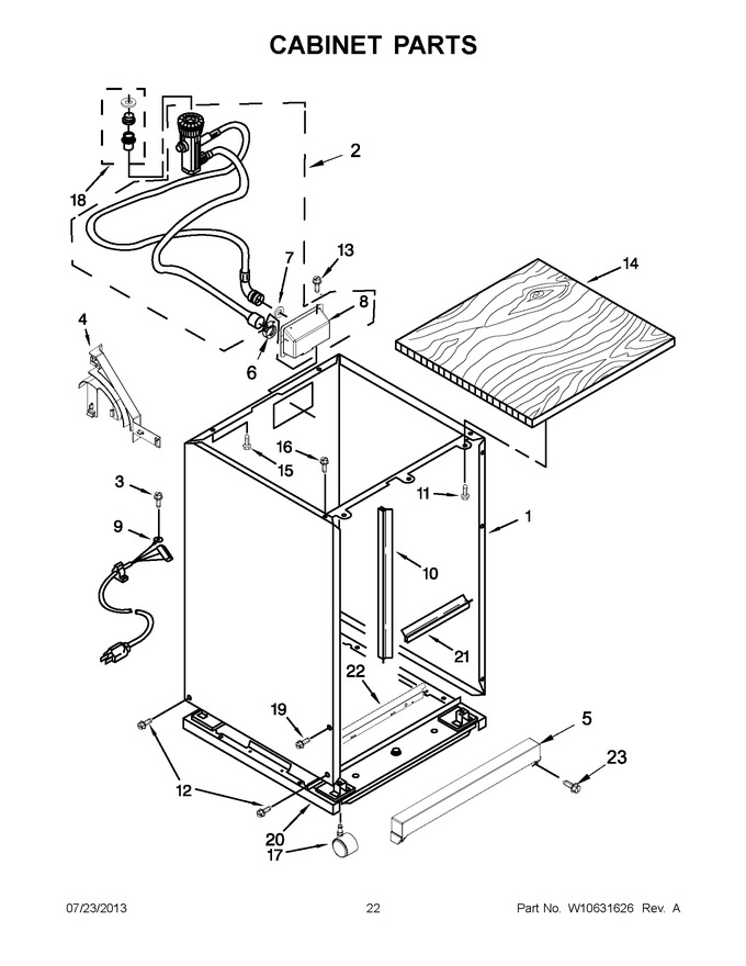 Diagram for WDP350PAAB3