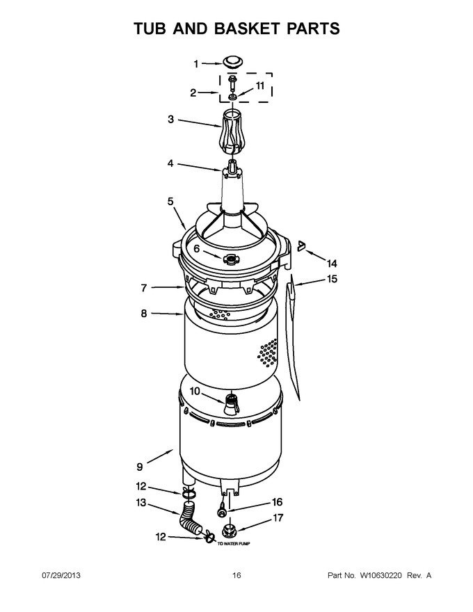 Diagram for YLTE5243DQB