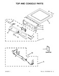 Diagram for 01 - Top And Console Parts