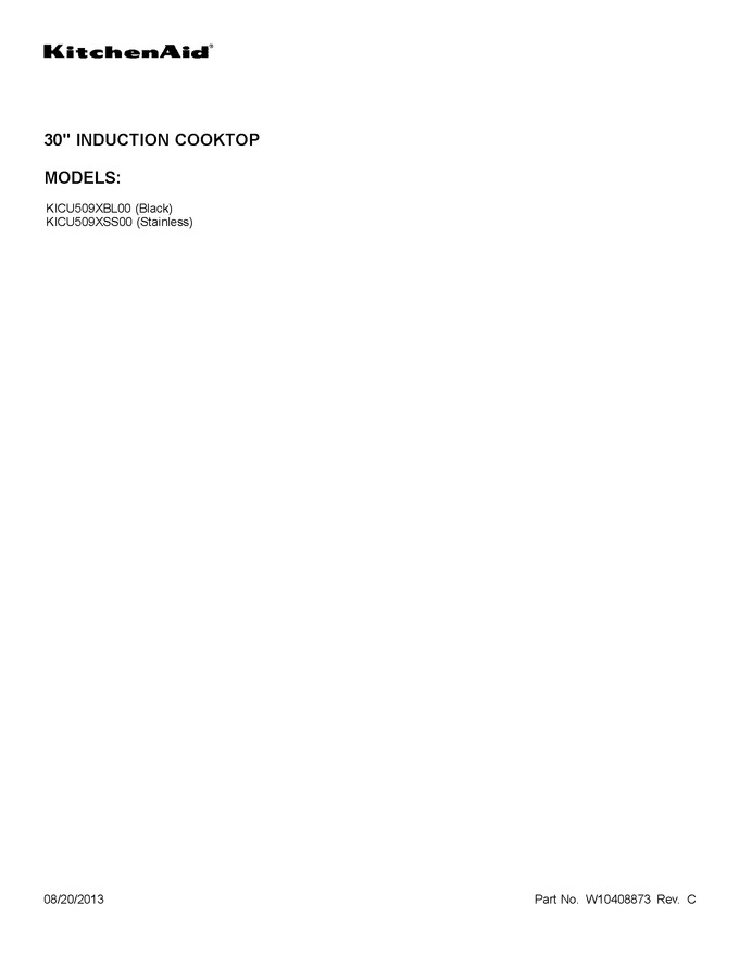 Diagram for KICU509XBL00
