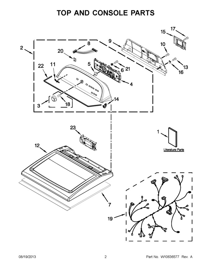 Diagram for WGD5810BW0