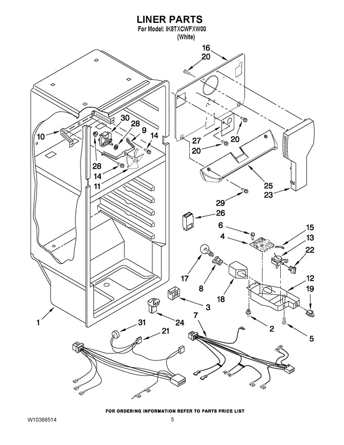 Diagram for IK8TXCWFXW00