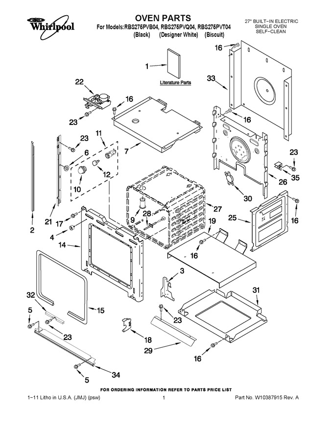 Diagram for RBS275PVQ04