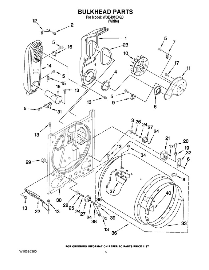 Diagram for WGD4910XQ0