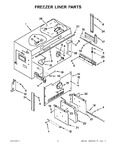 Diagram for 05 - Freezer Liner Parts