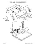 Diagram for 02 - Top And Console Parts
