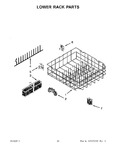 Diagram for 11 - Lower Rack Parts