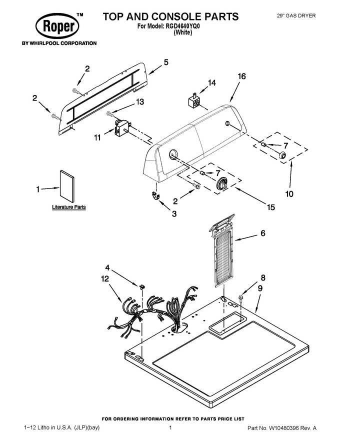Diagram for RGD4640YQ0