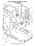 Diagram for 03 - Dryer Cabinet And Motor Parts