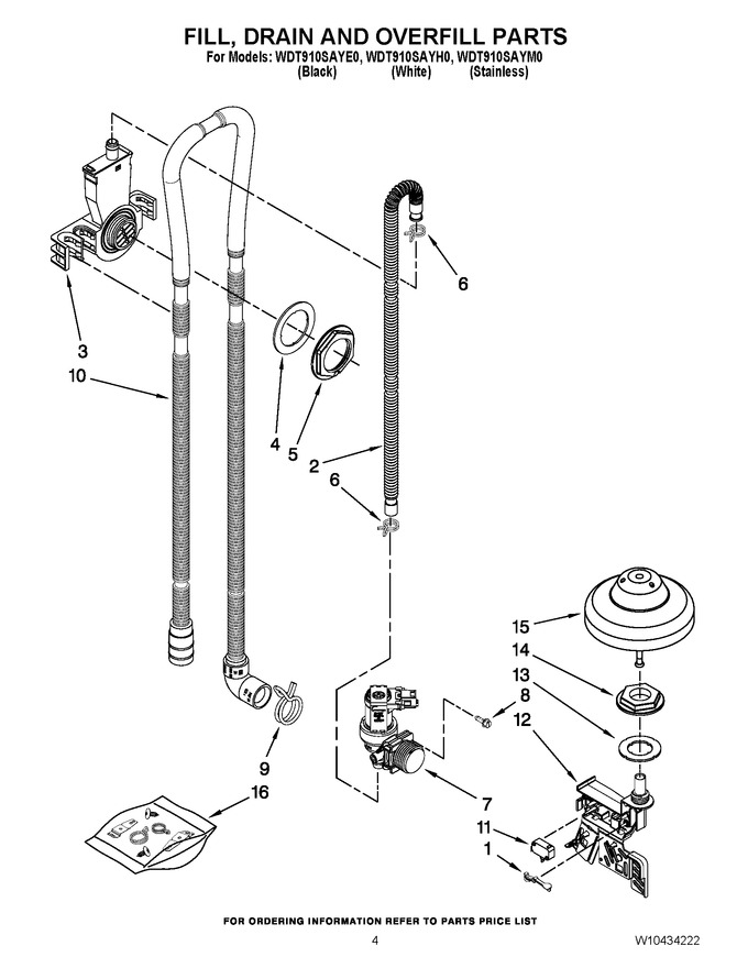 Diagram for WDT910SAYH0