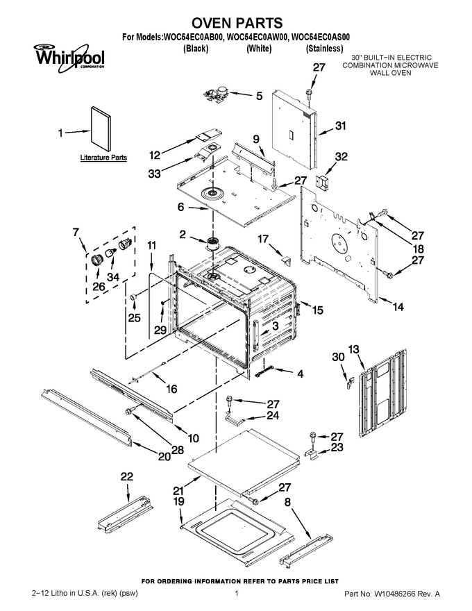 Diagram for WOC54EC0AW00