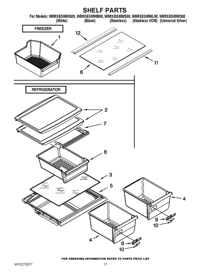 Diagram for W8RXEGMWB00