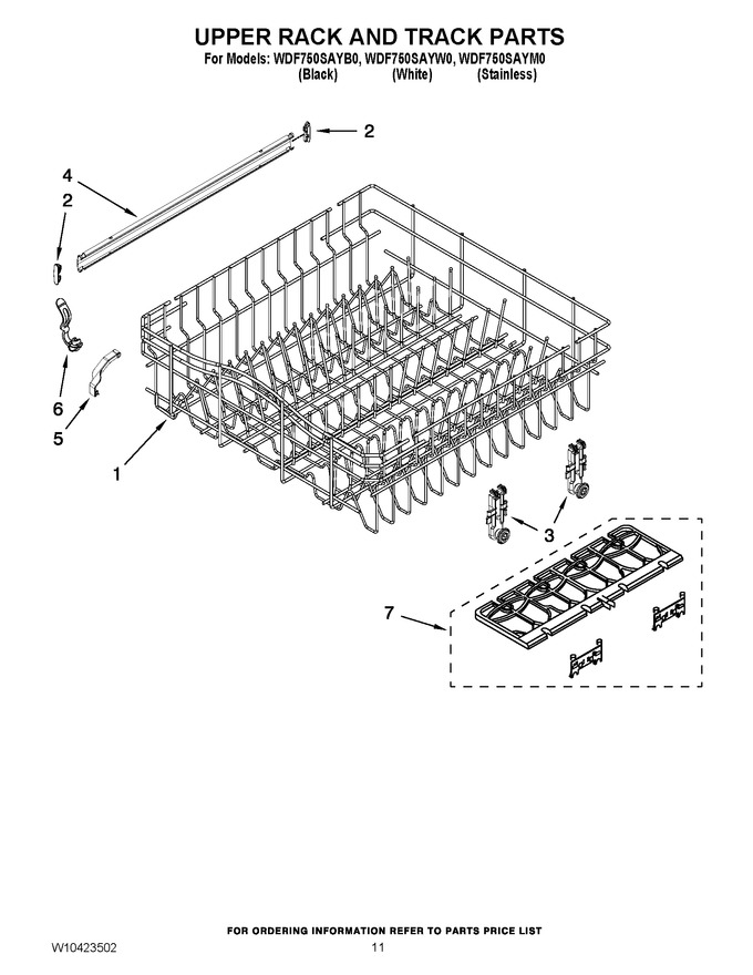 Diagram for WDF750SAYB0