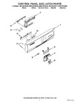 Diagram for 02 - Control Panel And Latch Parts
