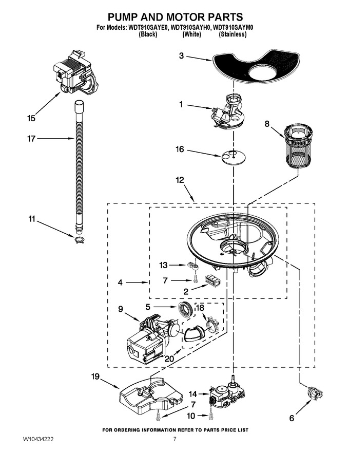 Diagram for WDT910SAYH0