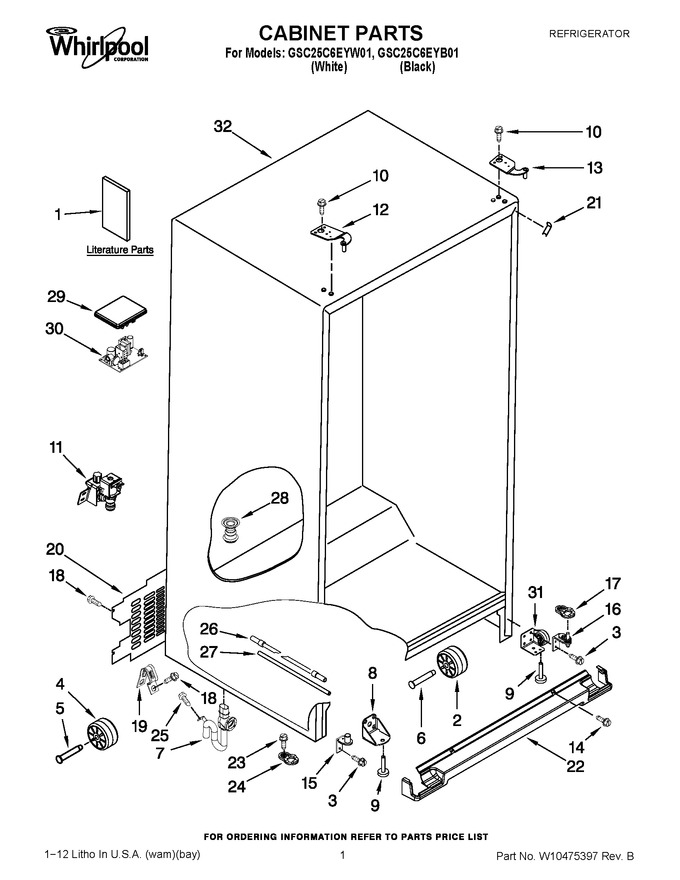 Diagram for GSC25C6EYW01