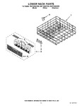 Diagram for 10 - Lower Rack Parts