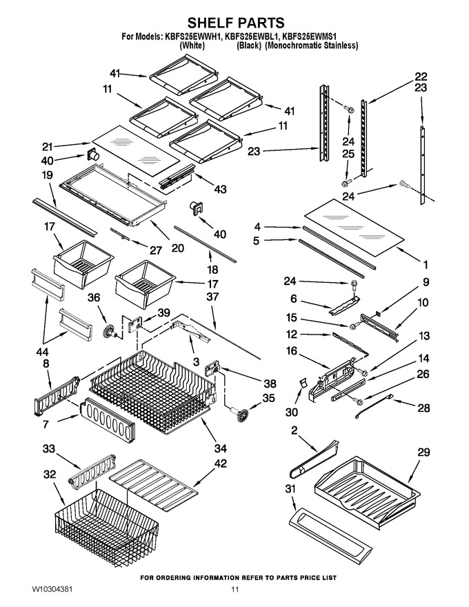 Diagram for KBFS25EWBL1