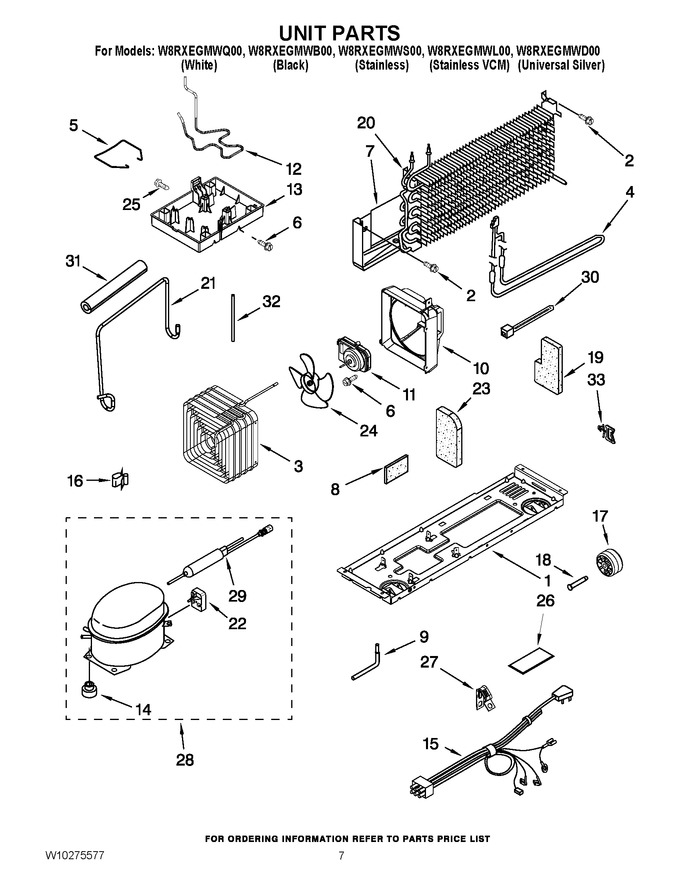 Diagram for W8RXEGMWB00
