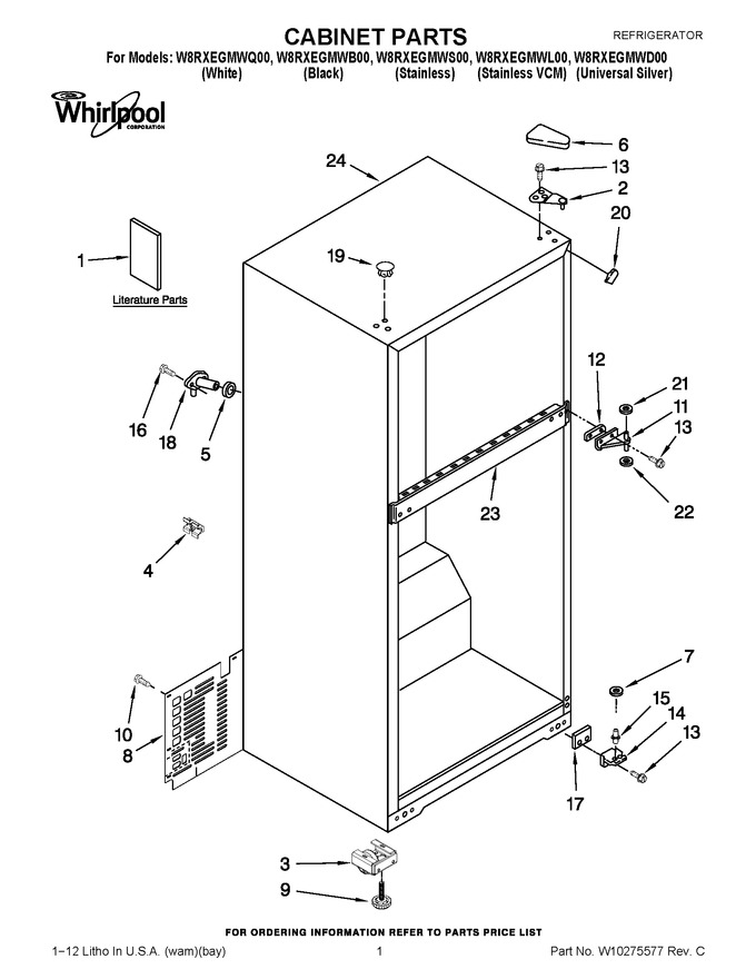 Diagram for W8RXEGMWS00