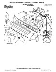 Diagram for 01 - Washer/dryer Control Panel Parts