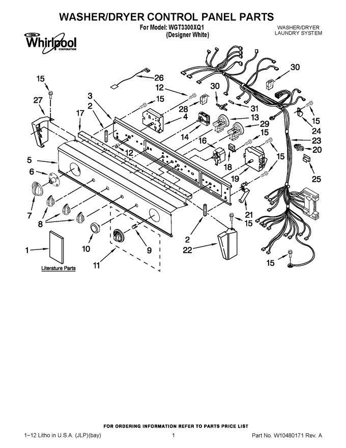 Diagram for WGT3300XQ1