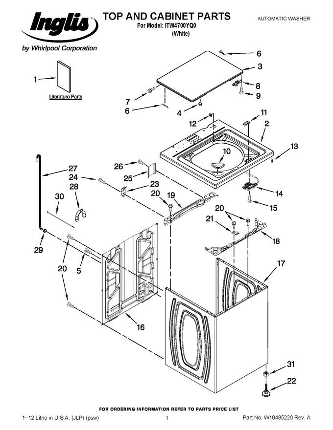 Diagram for ITW4700YQ0
