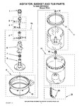 Diagram for 10 - Agitator, Basket And Tub Parts