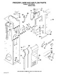 Diagram for 08 - Freezer Liner And Air Flow Parts