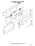 Diagram for 03 - Control Panel Parts