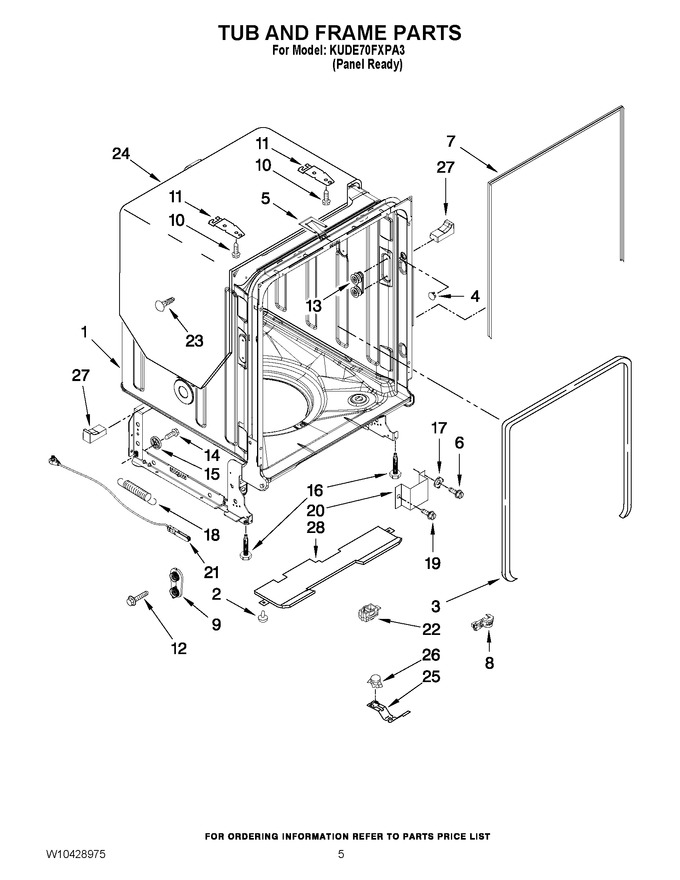 Diagram for KUDE70FXPA3